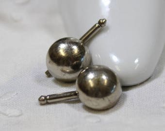 Shirt Collar Studs Tuxedo Studs Formal Wear Silver Shirt Wedding Accessory Shirt Stud