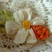 One Vintage Silk Ribbon Embroidery Luxurious Applique Mint Condition