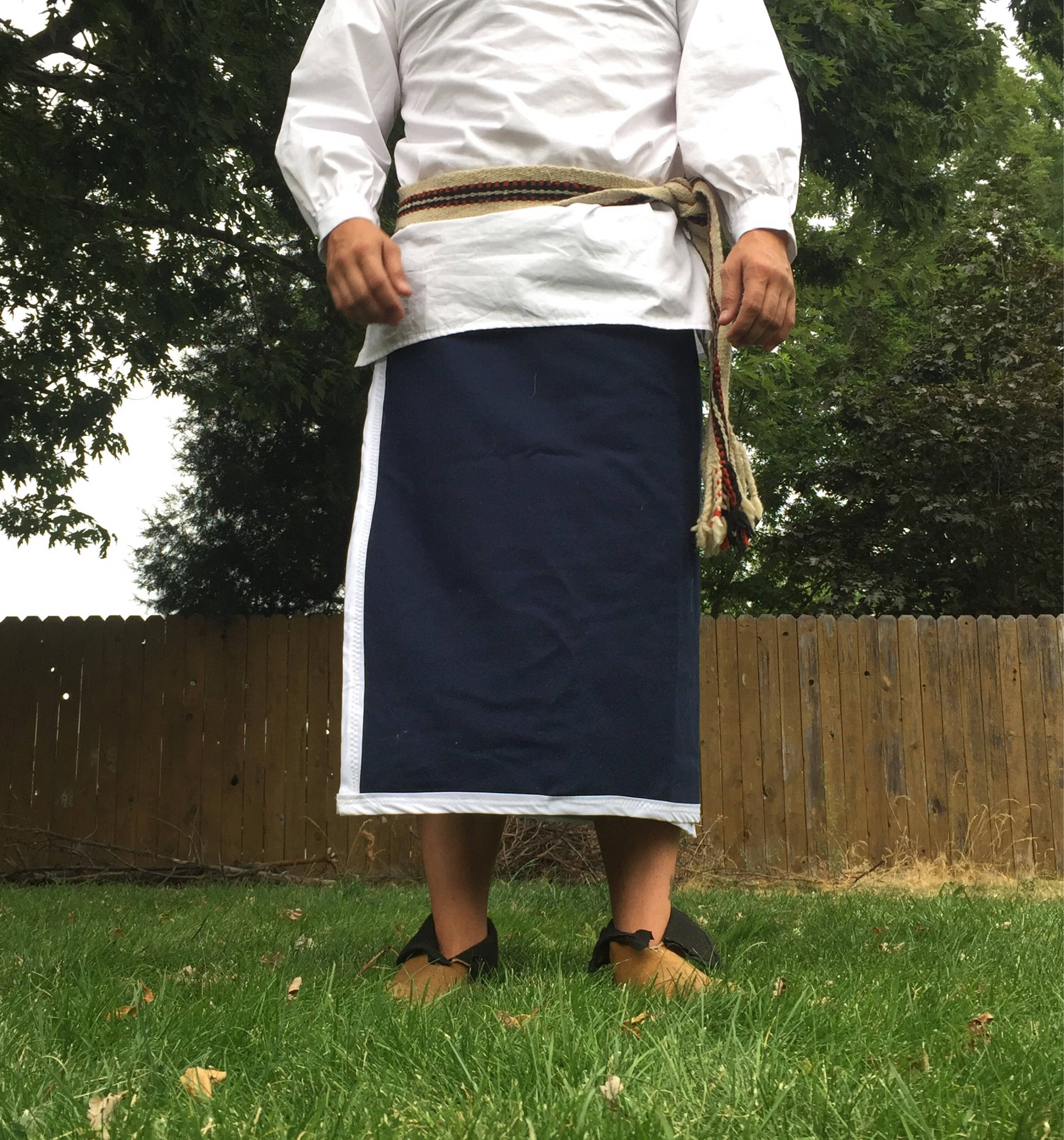 Native American Made Wool Wrap Skirt Cherokee Women's