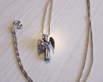 Sterling Silver Angel Necklace