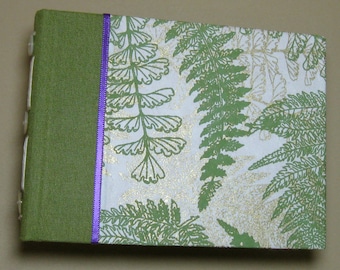 Journal Watercolor Sketchbook fabric cover Long Stitch binding