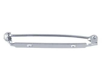 locking pin back pinback Silver Bar Pin 1 inch (10pc pack) Brooch backing Glue or Solder 365st