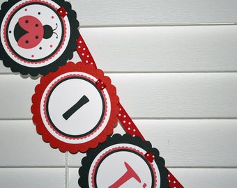 Its A Girl Ladybug Banner / Ladybug Its A Girl Banner / Ladybug Baby Shower Banner / Ladybug Banner / Ladybug Baby Shower / Ladybug Birthday