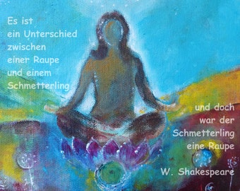 Postcard ART "Schmetterling"