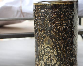 Textured Lace Cylinder