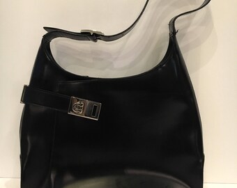 Vintage Ferragamo Gancini Hobo Bag