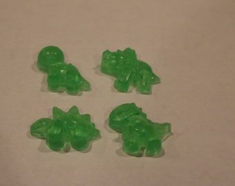 4 Small Dinosaur Soaps
