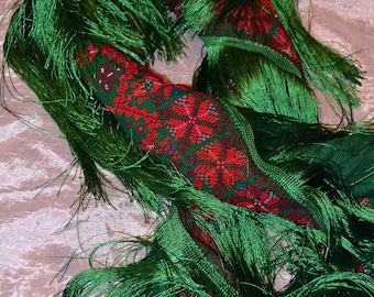 Handmade Embroidered Piano Shawl Holy land