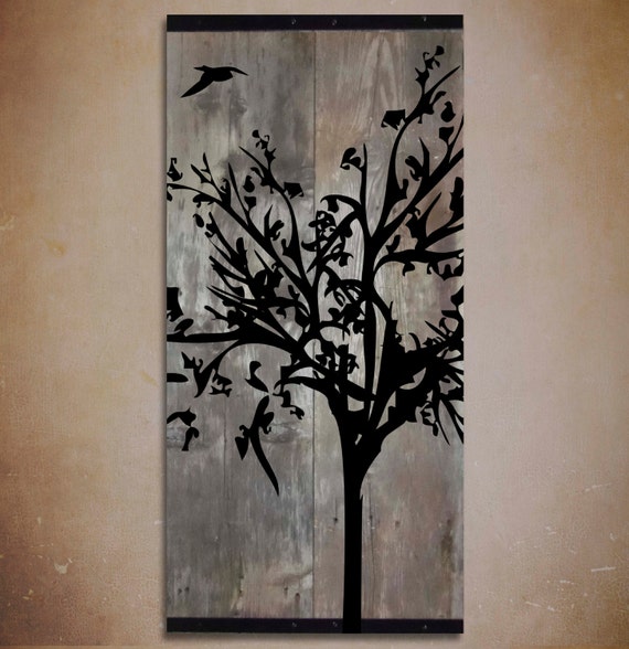 Reclaimed Barn Wood Wall Art Rustic Painting