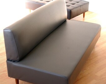 BOKZ SOFA Vinyl Mid Century Modern Eames Era Dannish Classic Design