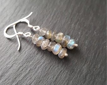 Labradorite dangle earrings