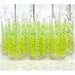 Vintage Drinking Glass Set, Green and Yellow Floral, Libbey Glasses, Retro Glass Tumblers 16 oz, Set of 7, Tumbler Set, Water Glasses Set