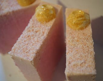 Himalayan Pink Salt Homemade Soap - Chunky Bar