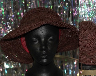 Seagrass Brown Straw Hat *New with Tags