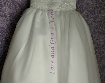 Communion Dress and Veil
