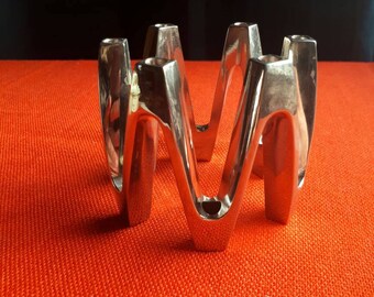 Vintage Dansk Crown Candelabra Silver Plated