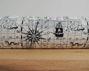 Door draft Stopper. Door or window snake. Draught excluder. House and home accessory.eco friendly energy saver. nautical print draft stopper