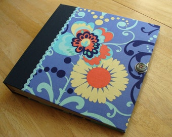 Funky Floral Scrapbook/ Photo Album/ Photobooth Guest Book