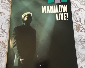 Vintage Barry Manilow Concert Program