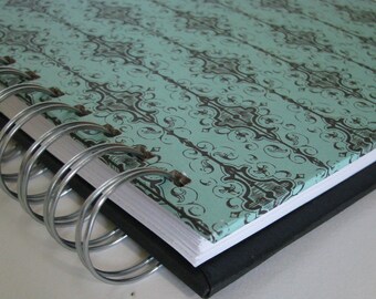 Sermon Journal - Sermon Notebook - Church Notebook - Bible Notebook - Bible Journal - Sermon Notes - Journal - Christian Gift - Damask