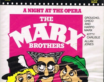 Marx Brothers - A Night At The Opera - Part 1 - 400ft super 8 B&W movie extract 1935