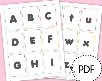 Color and Shape Flash Cards-Printable PDF Download