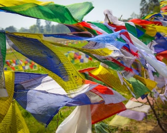 Prayer Flags in the wind