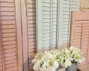Wooden Shutters, Shutter Wall Decor, Farmhouse Decor, Farmhouse Shutters,