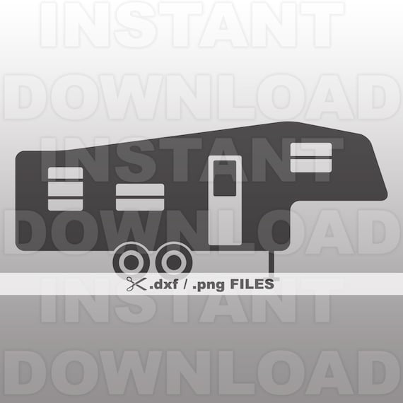 Fifth Wheel RV Camper DXF File5th Wheel DXF Commercial