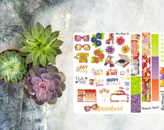 Disco Fever // Weekly Planner Sticker Kit