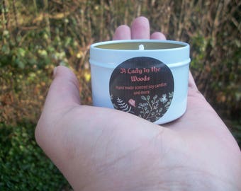 Nature lovers candle gift set-Nature scented candles-Elemental scented candle set-Handmade scented soy candles-4 oz candles-Nature candles