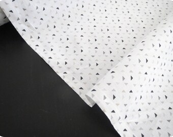 Oeko tex print twin gray black fabric