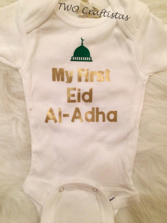 My First Eid Al-Adha baby bodysuit my first eid onesie gerber