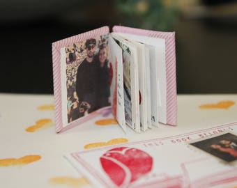 CUSTOM Photography Print and written word Tiny Book