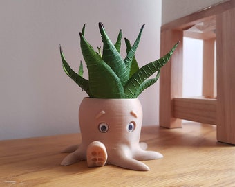 Octopus Planter | Animal Planter | Cute Planter | Indoor Planter | Cactus Planter | Desk Planter| Gift Planter| Plant Pot| Succulent Planter
