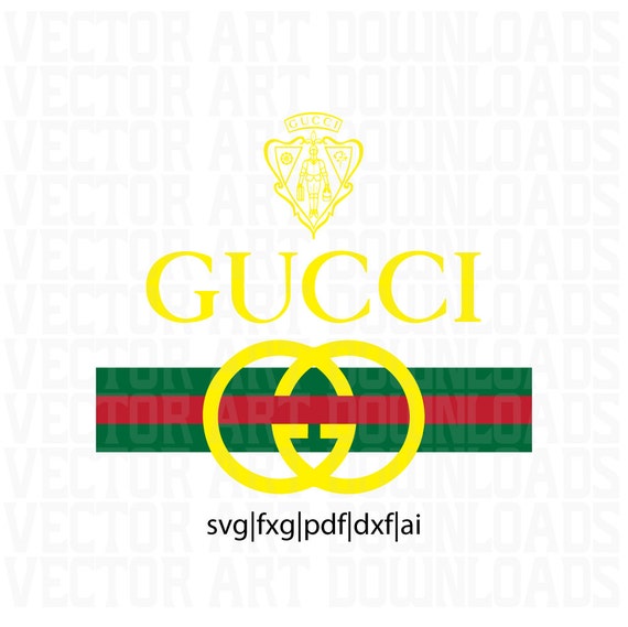 Gucci Original Vintage Inspired Logo Vector Art svg dxf fxg