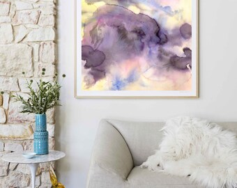 Abstract Watercolor, Abstract Painting Print, Abstract Art, Abstract Wall Art,