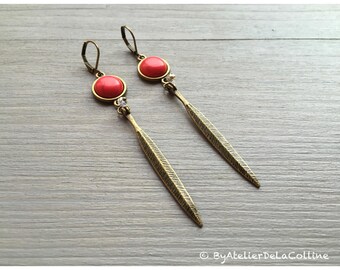 Art deco earrings, Appolline collection