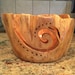 Root Wood Yarn Bowl ~ From The SHAN MU Tree - Approximately 10 inches in diameter x 5.5 inches in height