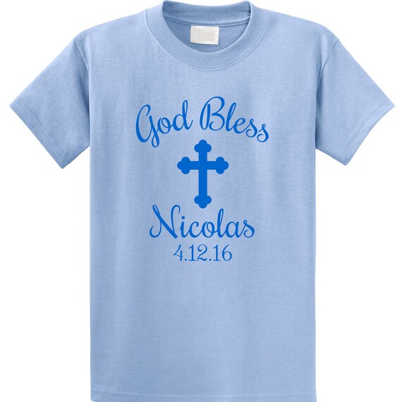 God Bless Personalized Communion Shirt First Communion Shirt