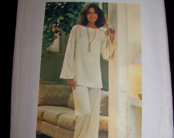 Lounge PJ's sewing pattern--Butterick size Small--Butterick 4554