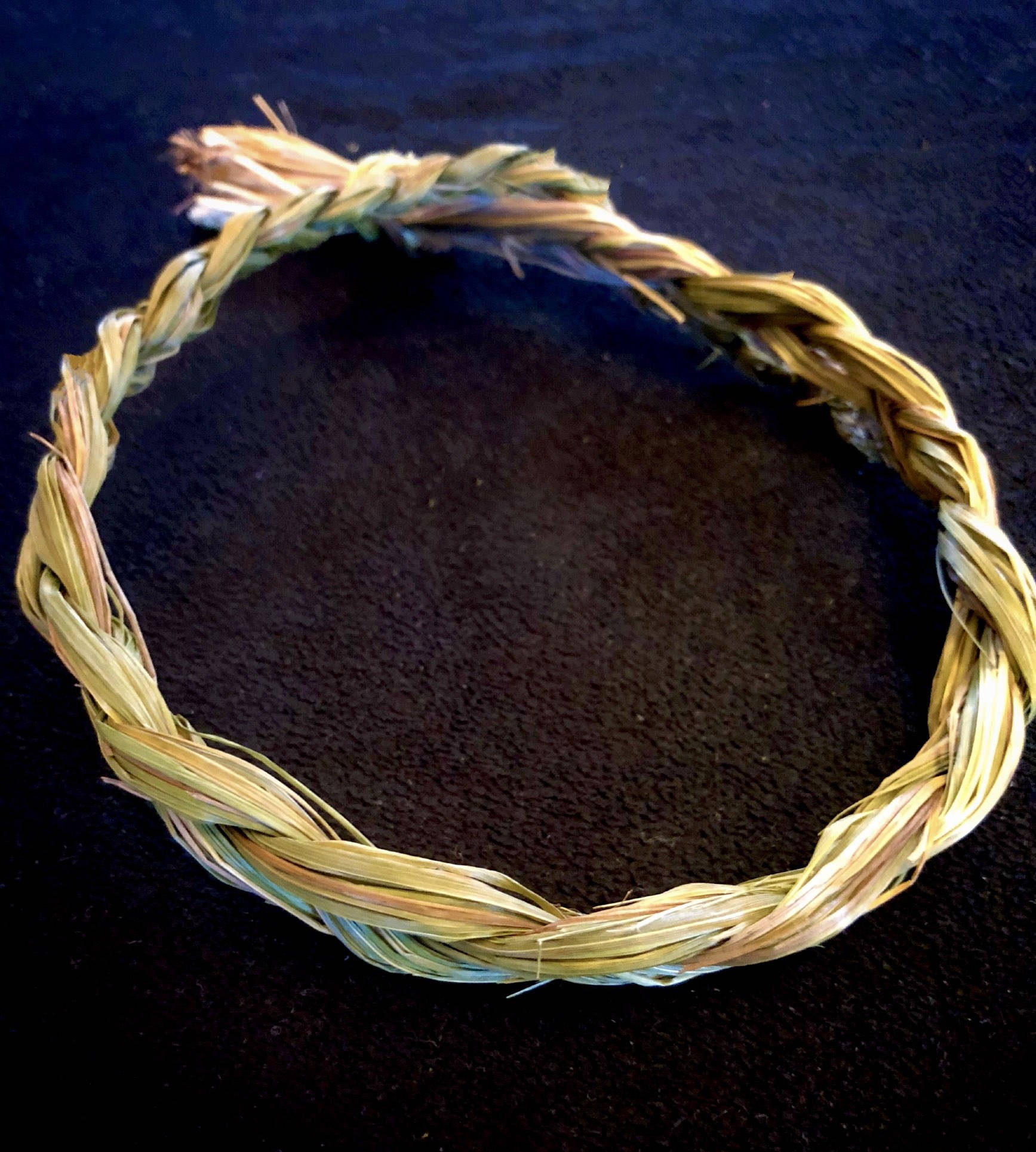 Sweetgrass Braid Sold Individually Native American Smudging Ceremonial Sweetgrass