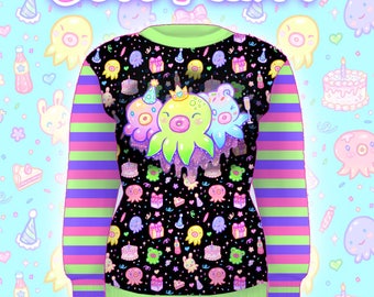 Black "OctoParty" Sweater