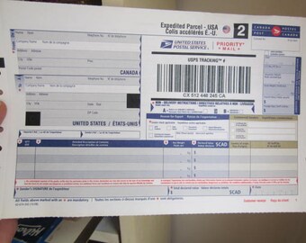 EXPEDITED PARCEL Extra Postage to USA.