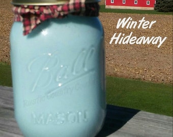 Winter Hideaway Soy Candle in 16 oz Jar