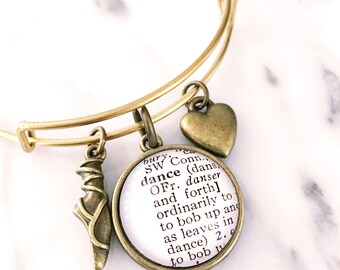 Dance Charm Bracelet - Dance Bracelet - Dancer Bracelet - Ballerina Bracelet - Ballet Bracelet - Ballet Jewelry - Ballerina Jewelry