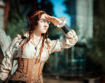 SALE Steampunk costume steampunk corset Ready to ship