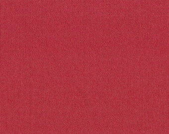 CHRISTMAS RED Cotton Interlock Knit Fabric, FQ 18 x 29 Inches