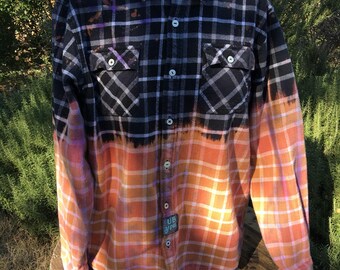 UB You upcycled flannel shirt