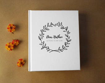 Letters to Baby · Letters to my son · Custom Baby Journal · Pregnancy Planner Notebook· Personalized Baby Shower Gift · Gift for New Mom